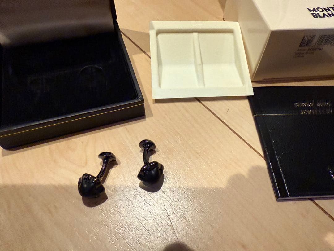 専用 お取り置き⭕️モンブラン カフス カフリンクス 箱一式付き