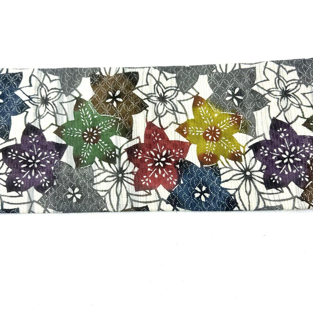 専用帯4753 ●江戸紅型 高級 正絹 全通 名古屋仕立て 名古屋帯