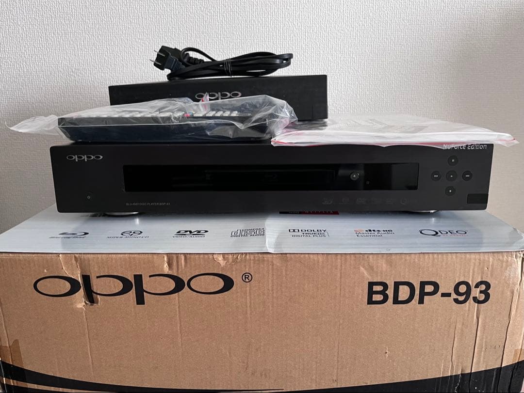 リモコン付　OPPO SACD/ブルーレイプレイヤー　BDP-93