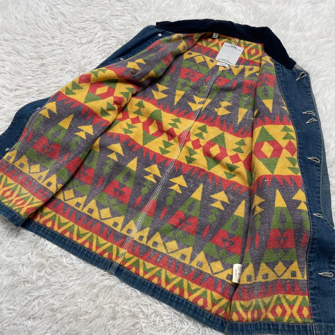 【初期】Visvim ビズビム ブランケット デニム カバーオール ジャケット