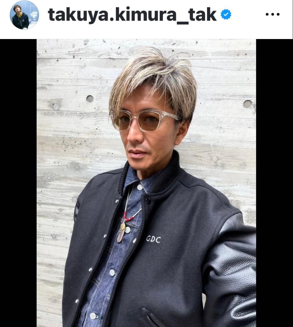 キムタク 木村拓哉さん オンデーズ OWNDAYS クリアフレーム サングラス
