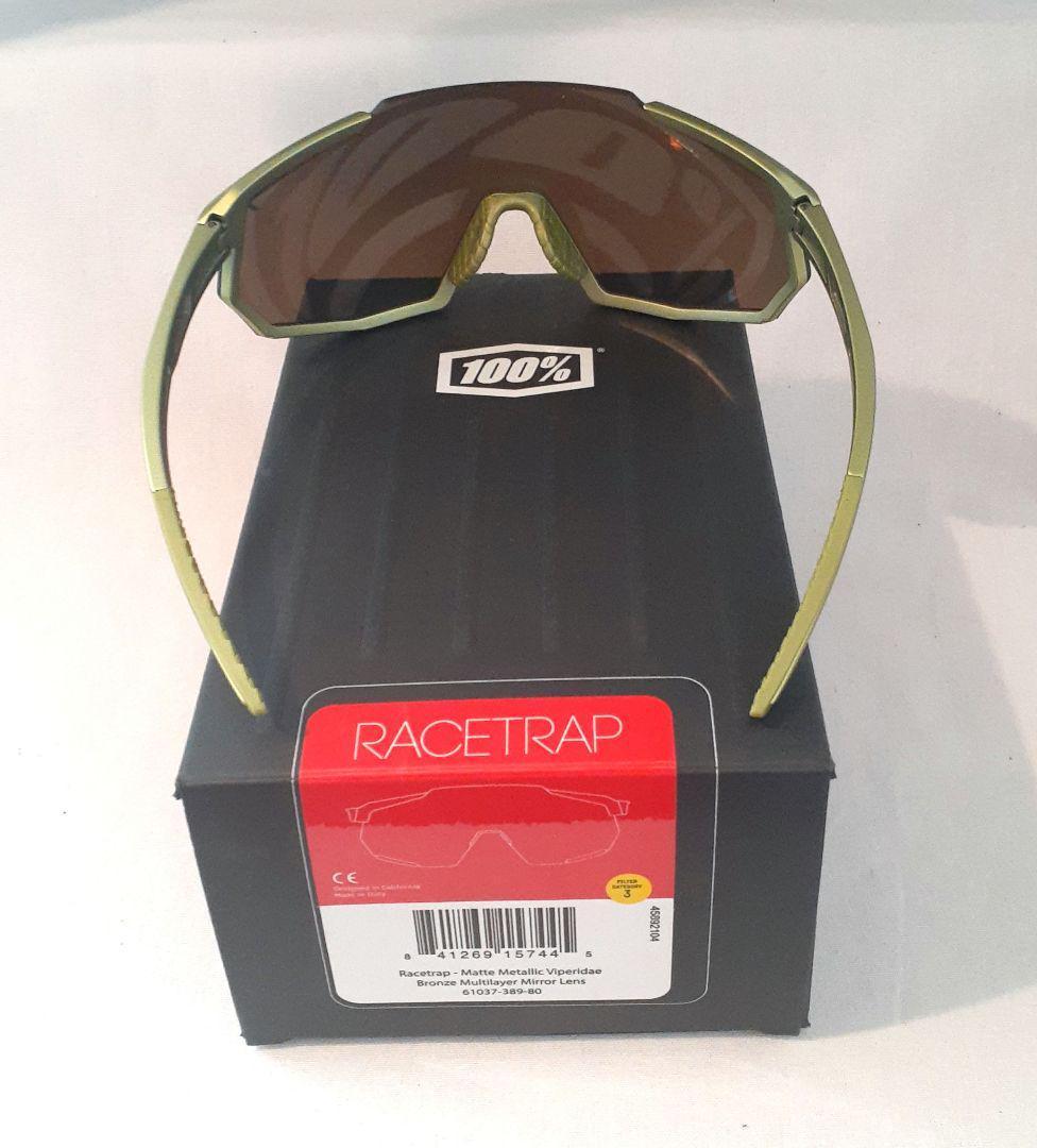 100% Racetrap Viperidae ワンハンドレッド サングラス