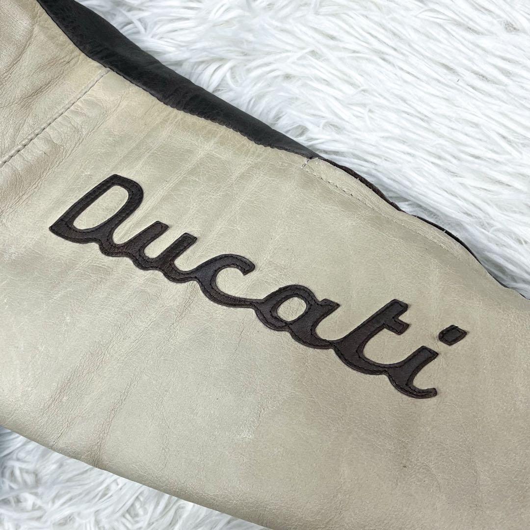 雰囲気抜群 日本未発売 ドゥカティ レザージャケット キルティングライナー着脱