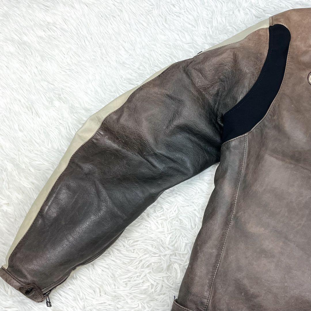 雰囲気抜群 日本未発売 ドゥカティ レザージャケット キルティングライナー着脱