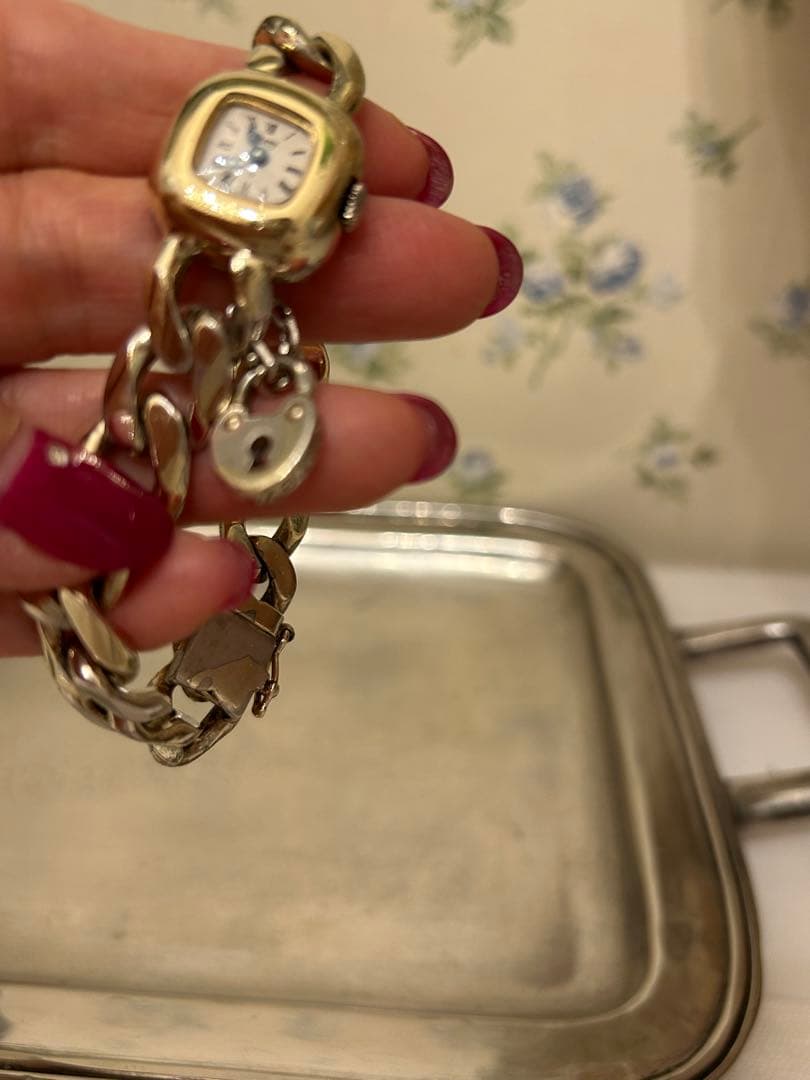 Obreyオブレイ金張　喜平チェーンブレスレットSOLID SILVER 稼働品