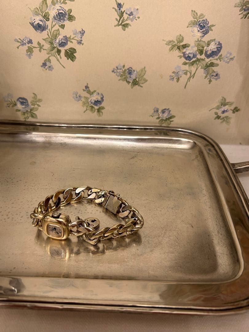 Obreyオブレイ金張　喜平チェーンブレスレットSOLID SILVER 稼働品