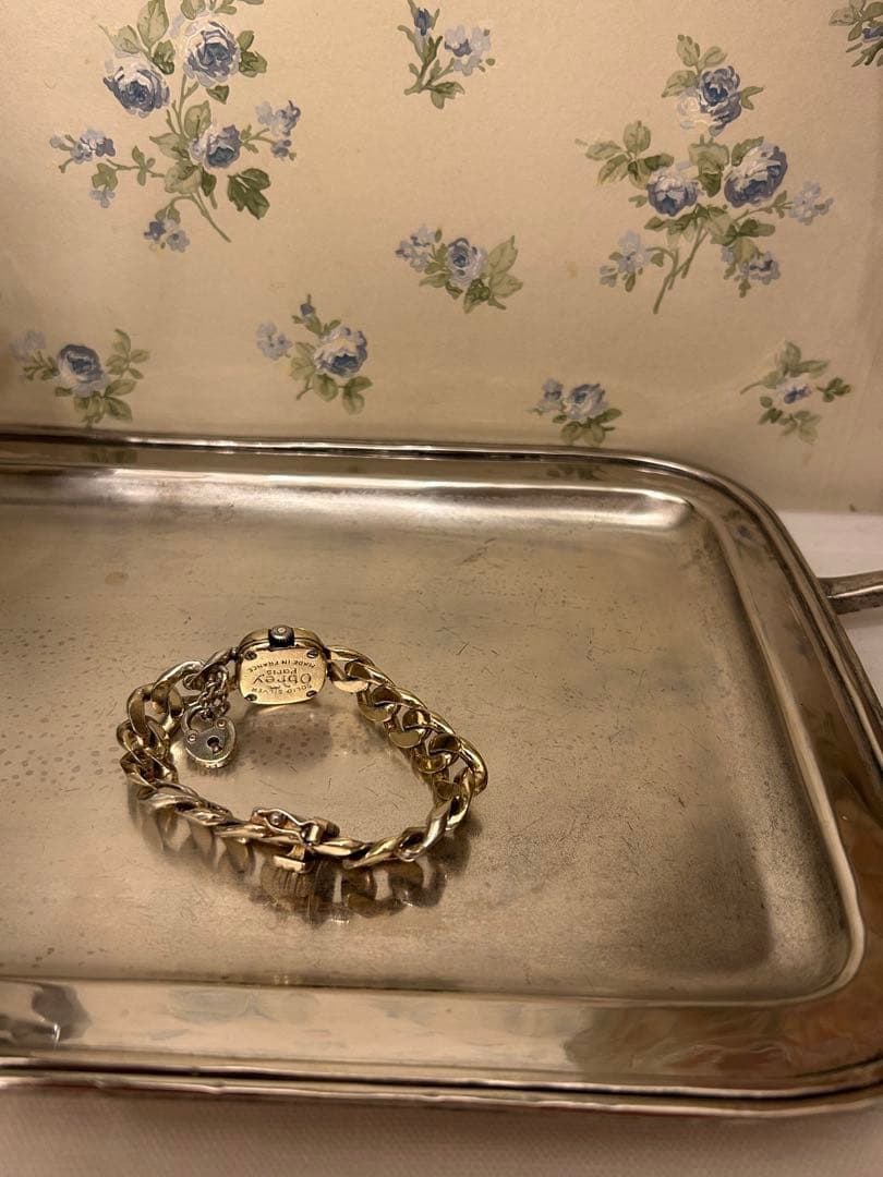 Obreyオブレイ金張　喜平チェーンブレスレットSOLID SILVER 稼働品