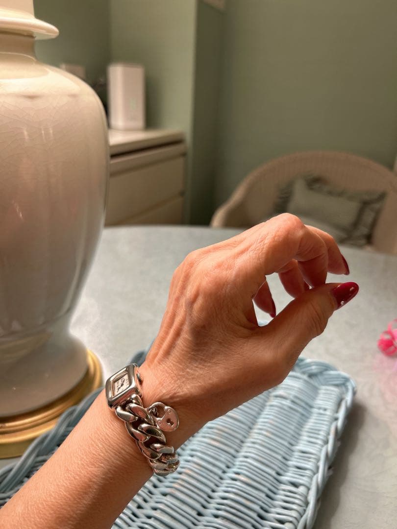 Obreyオブレイ金張　喜平チェーンブレスレットSOLID SILVER 稼働品