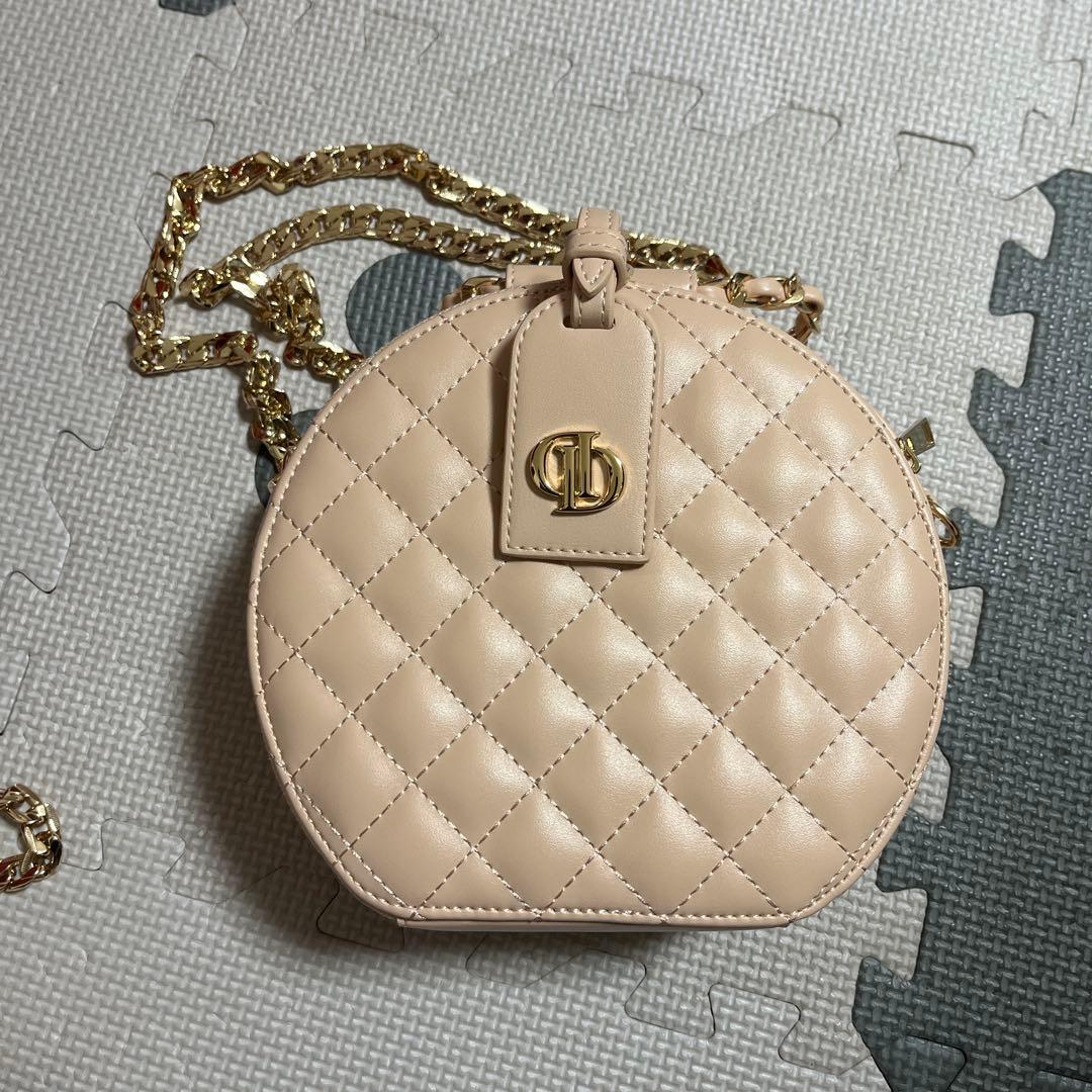 Darich.ピンクレザー、ショルダーバッグ