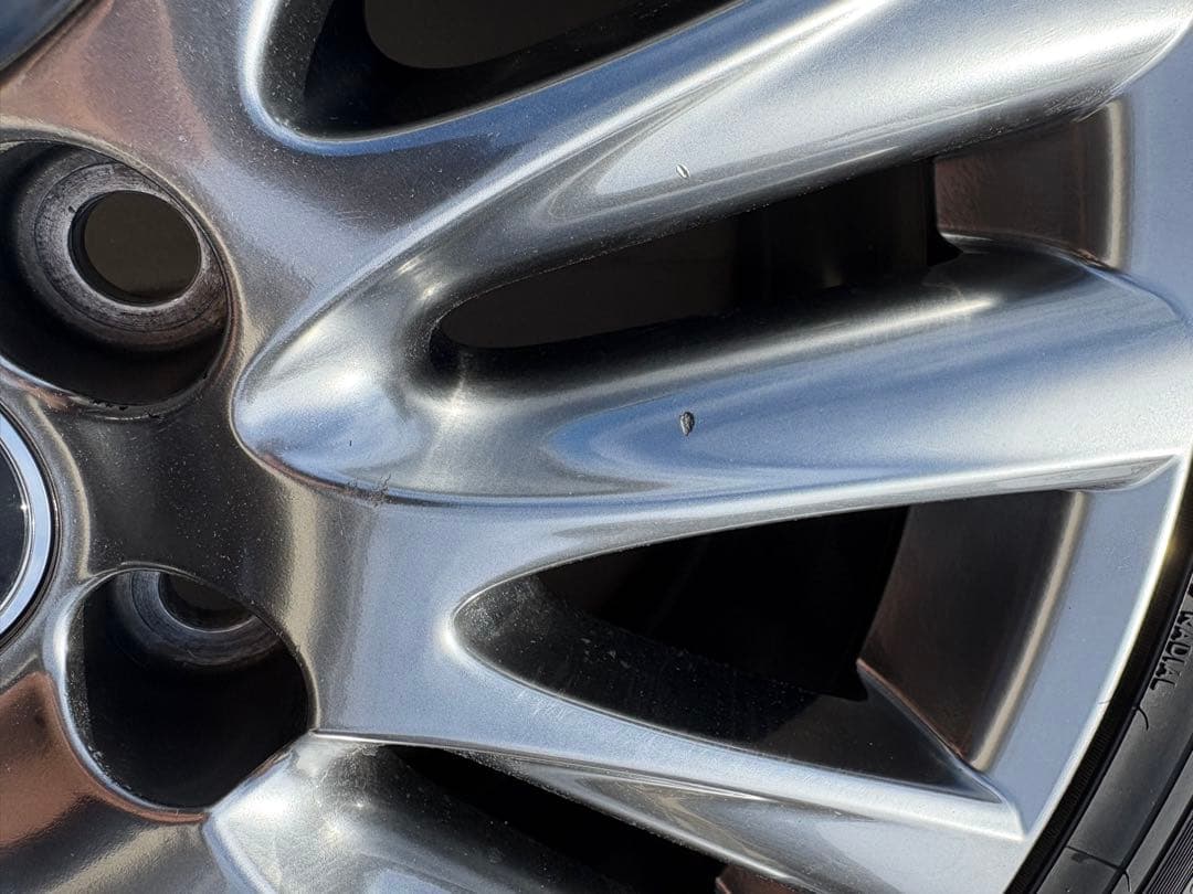 60 後期　トヨタ　ハリアー　純正ホイール　18インチ　7.5J +45 5H