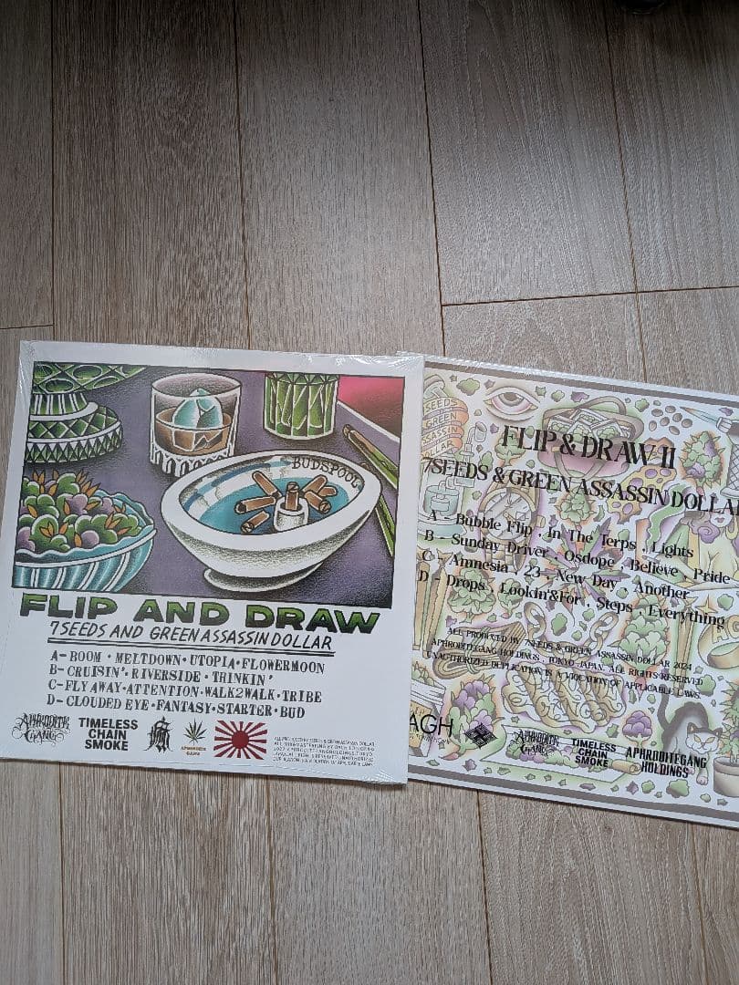FLIP&DRAW I&IIセット舐達麻　レコード