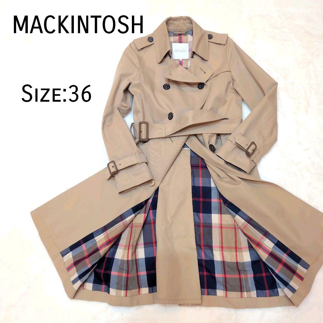 美品MACKINTOSH ベージュ トレンチコート サイズ36