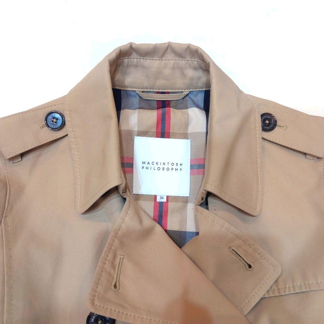 美品MACKINTOSH ベージュ トレンチコート サイズ36