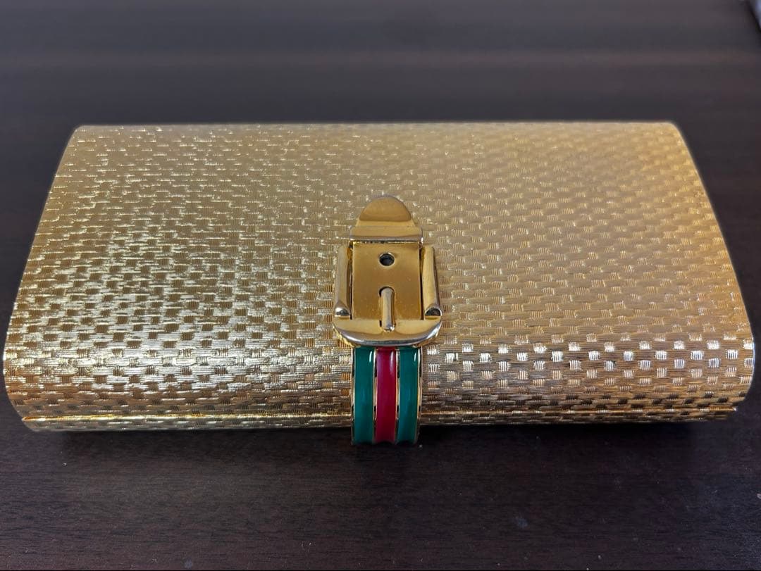 【9/14処分予定】オールドグッチ クラッチバッグ ゴールド ヴィンテージ