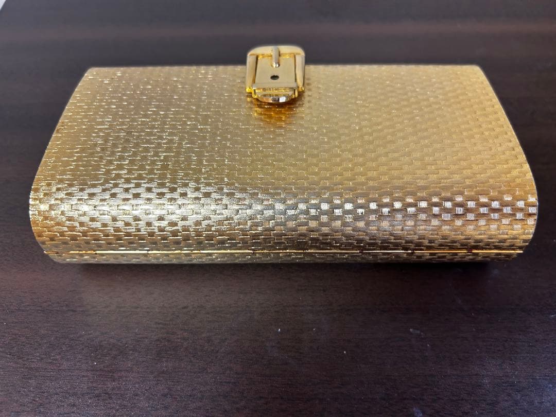 【9/14処分予定】オールドグッチ クラッチバッグ ゴールド ヴィンテージ