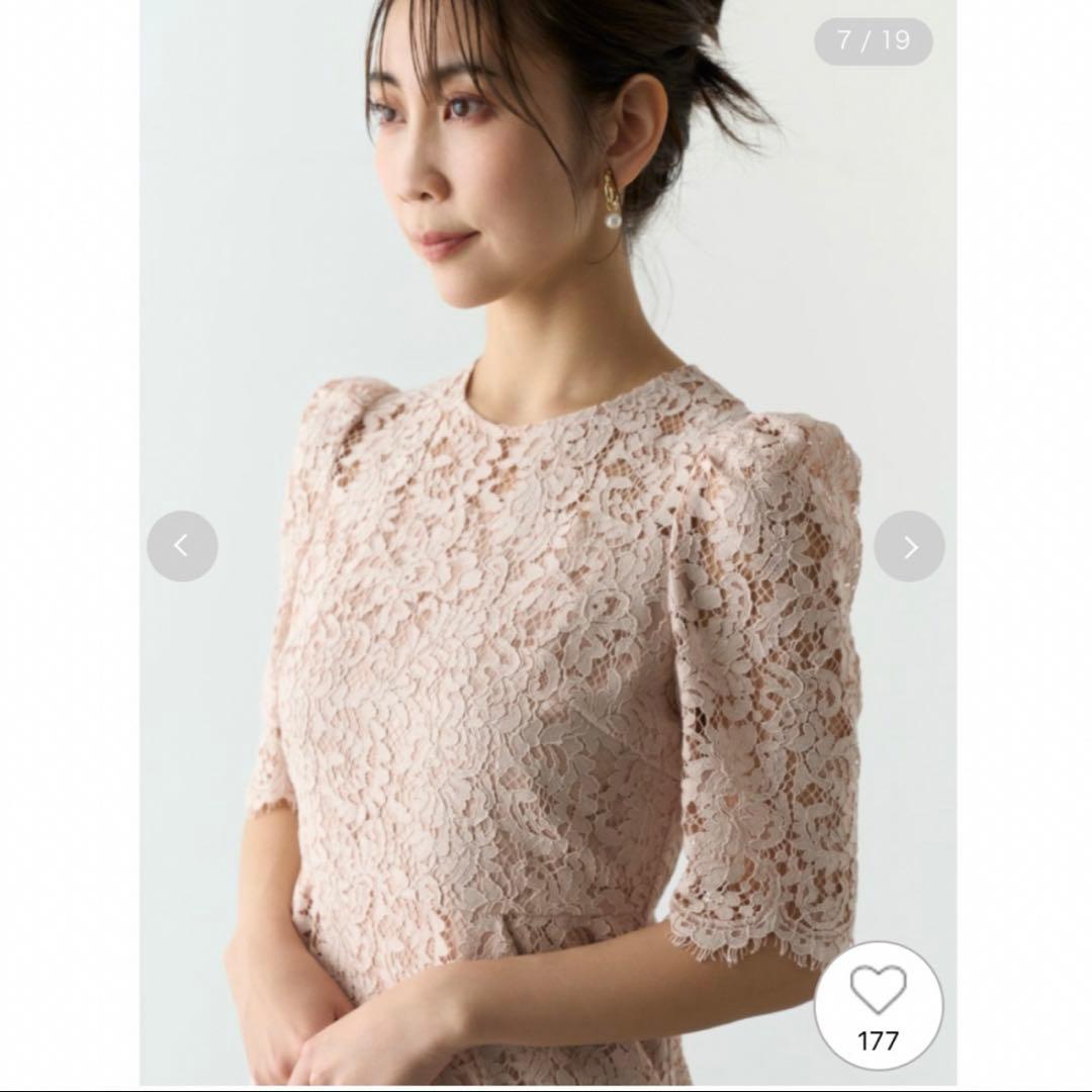 CELFORD コードレースワンピース　結婚式参列