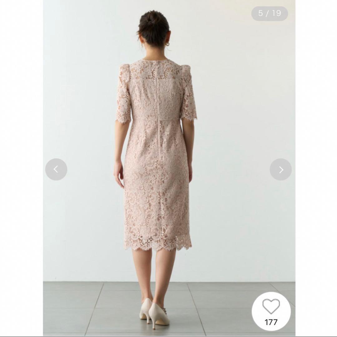 CELFORD コードレースワンピース　結婚式参列