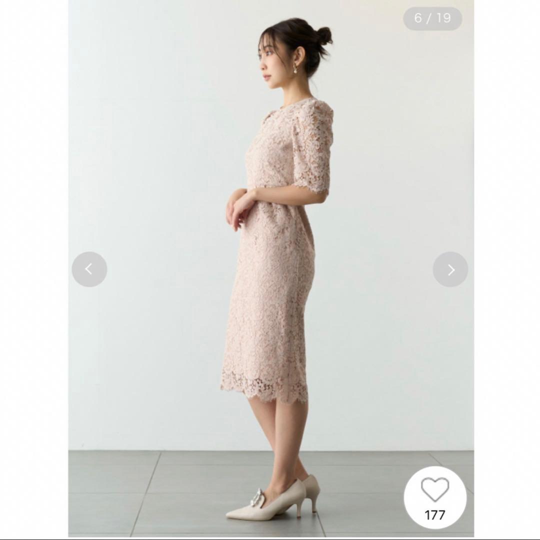 CELFORD コードレースワンピース　結婚式参列