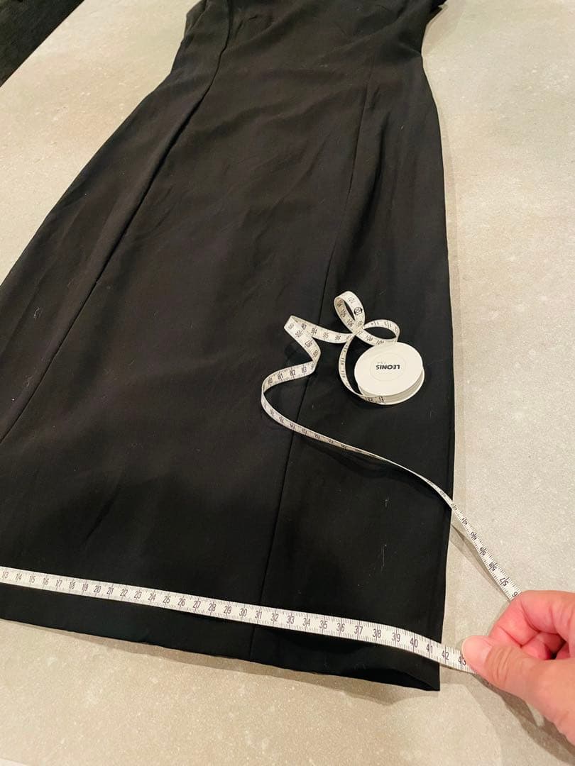 ゆきだるま★美品★CELINE ブラック タイトドレス 36