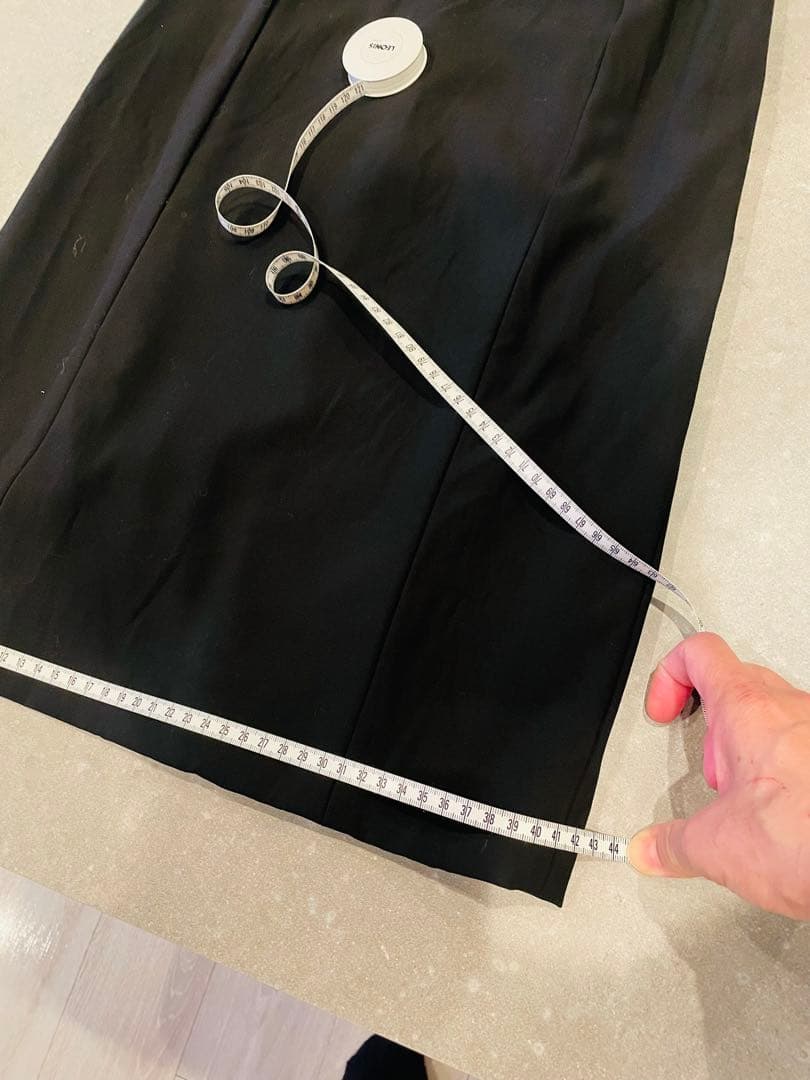 ゆきだるま★美品★CELINE ブラック タイトドレス 36