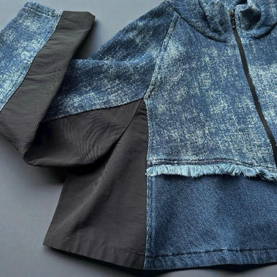 芽風 MEFU 2025年モデル デニム切替ジャケット 未使用 タグ付