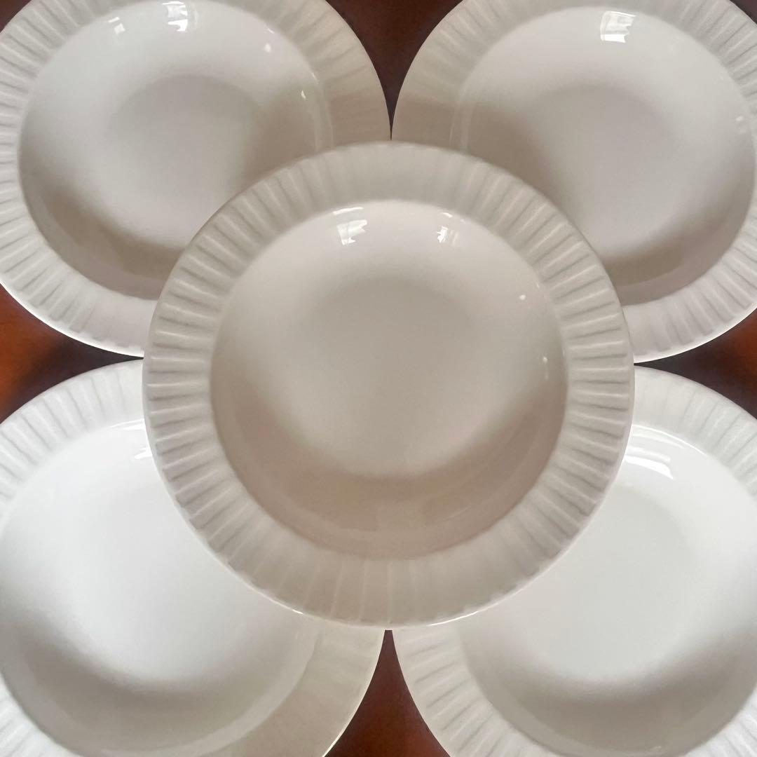 【レア美品】英国製　ウェッジウッド★ナイト＆デイ★大きな深皿　5枚