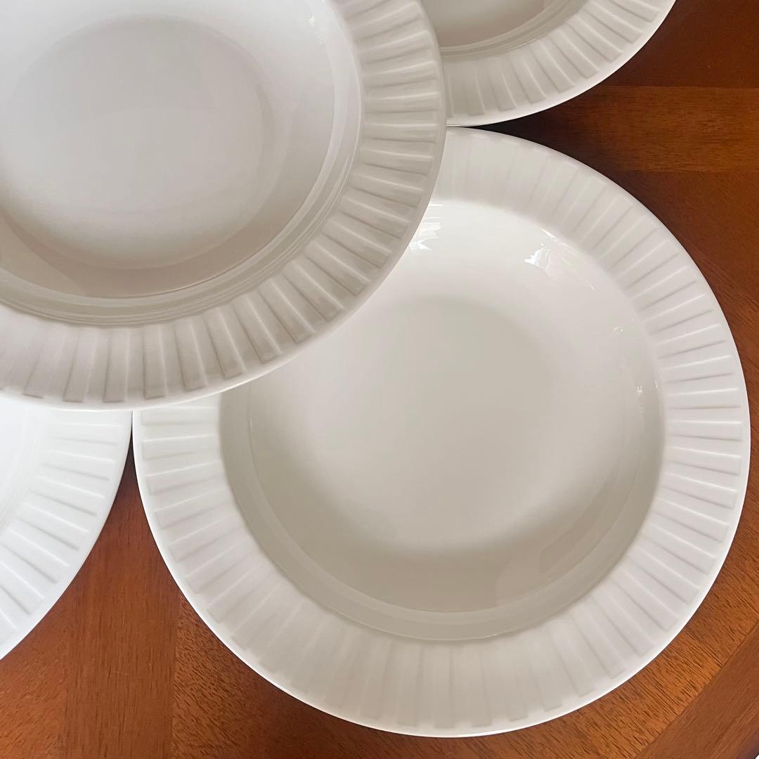 【レア美品】英国製　ウェッジウッド★ナイト＆デイ★大きな深皿　5枚