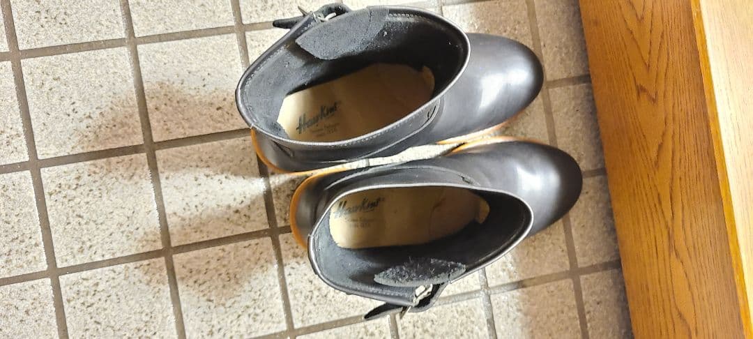 Hawkins　ショート　エンジニアブーツ　ブラック　レザー　本革　GT4035