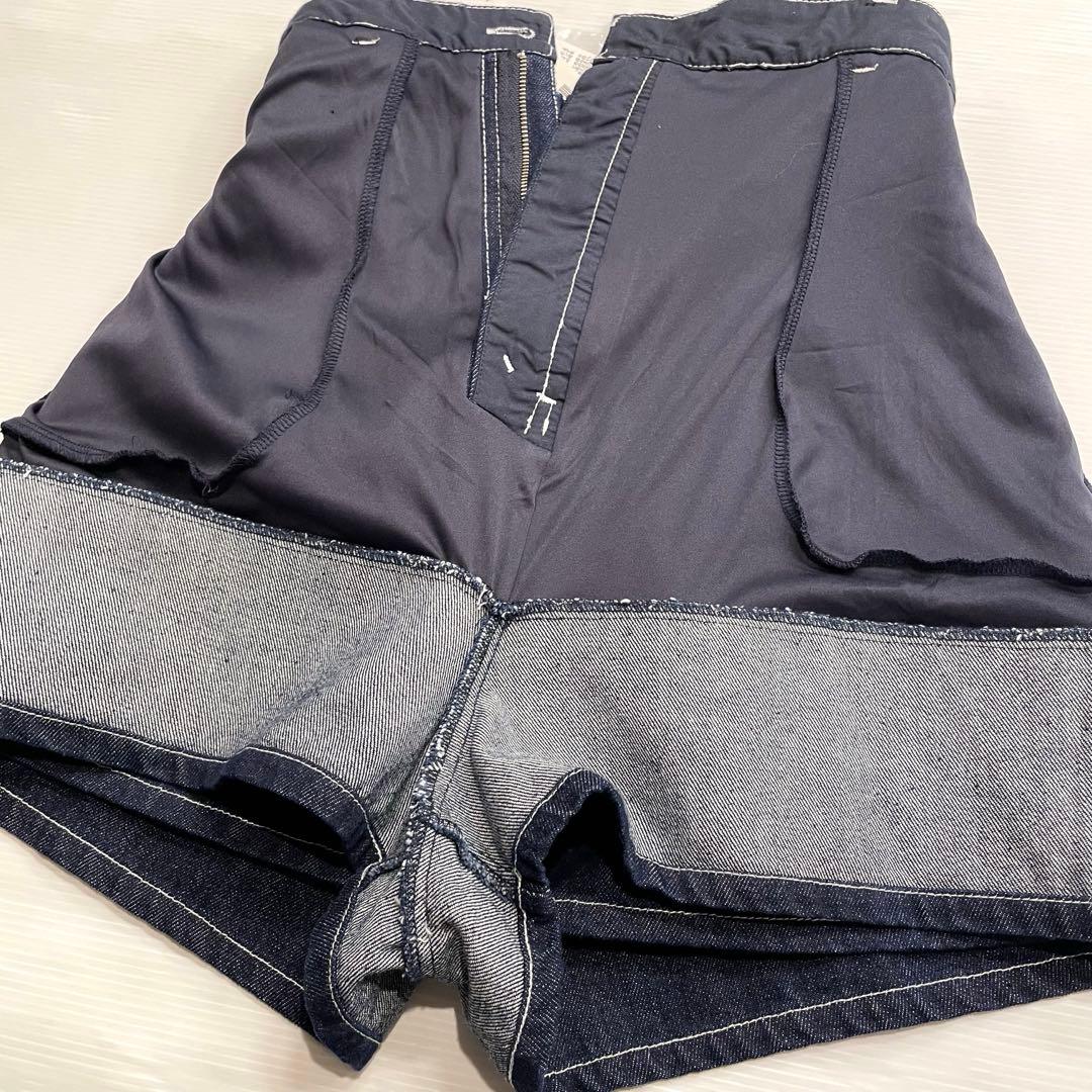 dazzlin デニム ミニスカート風 ショートパンツ