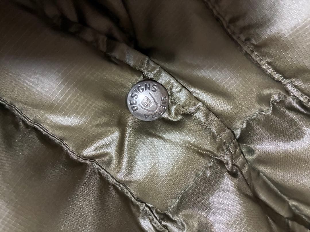 シエラデザイン　ビームスプラス　ダウンベスト　カーキ