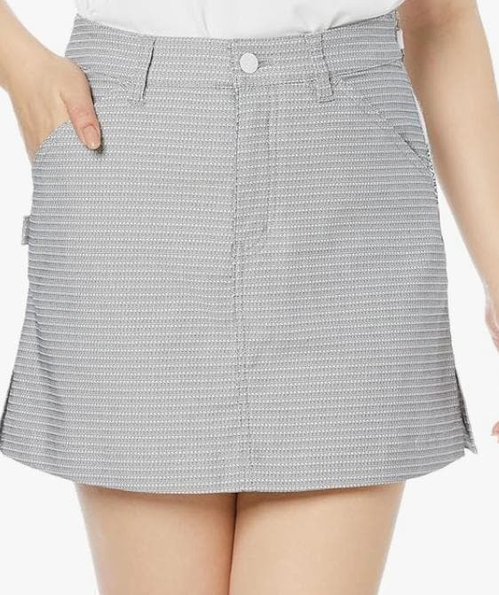 パーリーゲイツ レディース スカート 小紋柄 ストレッチ素材 サイズ0 新品