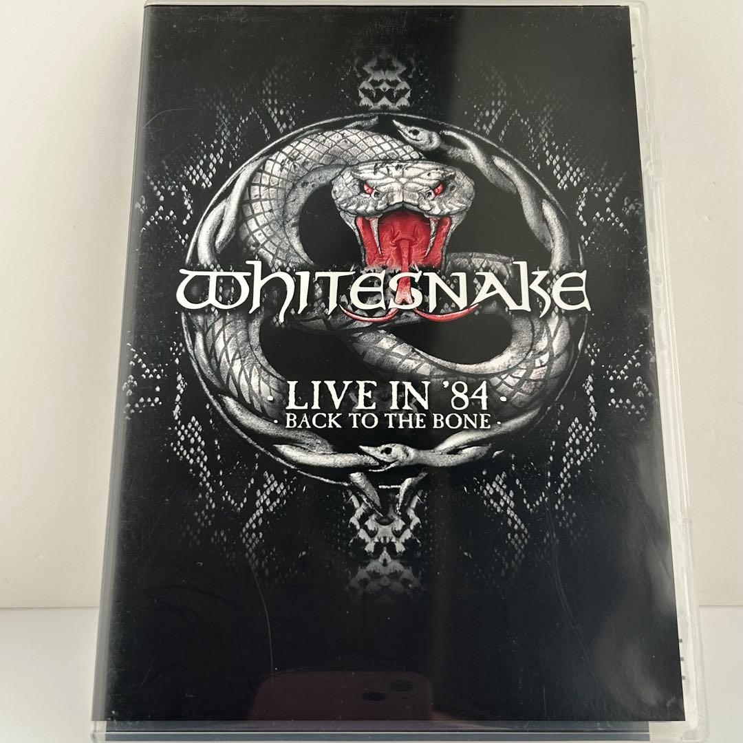ミュージック WHITESNAKE LIVE IN '84 BACK TO THE BONE