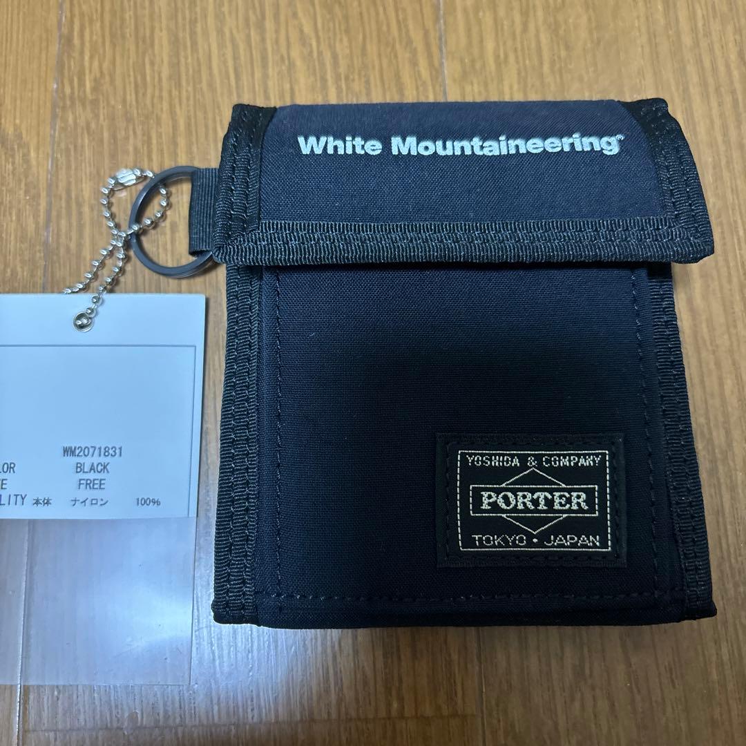 PORTERブラック二つ折り財布
