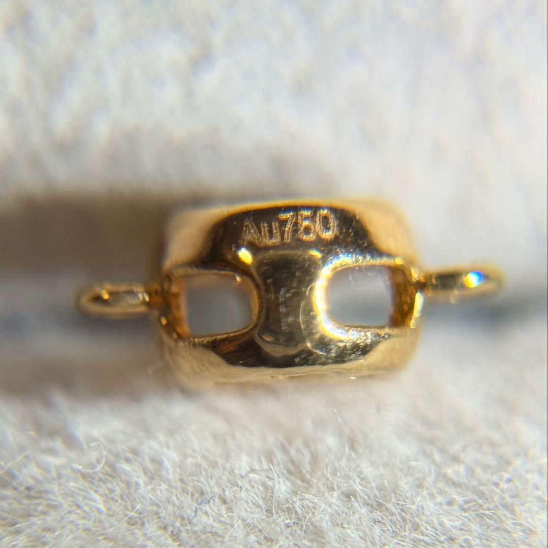 へー太郎　K18ネックレスパーツ　チャーム　18金　ダイヤモンド付き