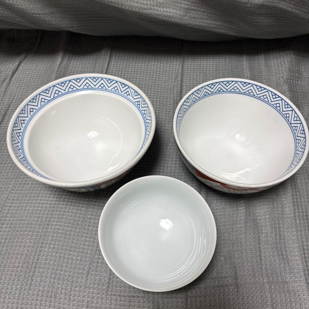 吉野家　並・大盛・茶碗　３点セット