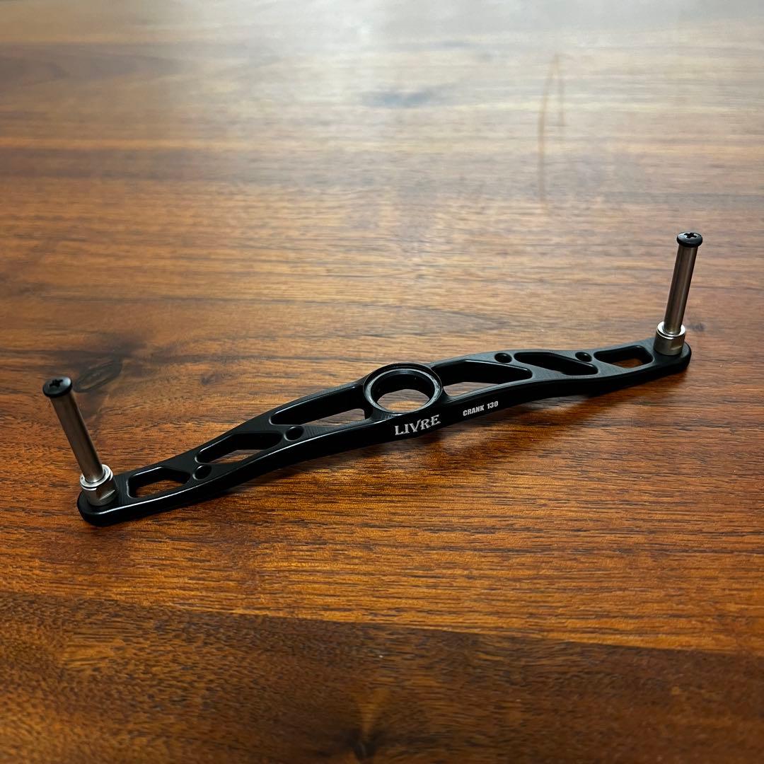 美品　リブレ×ブラックライオン 限定クランク130 マットブラック