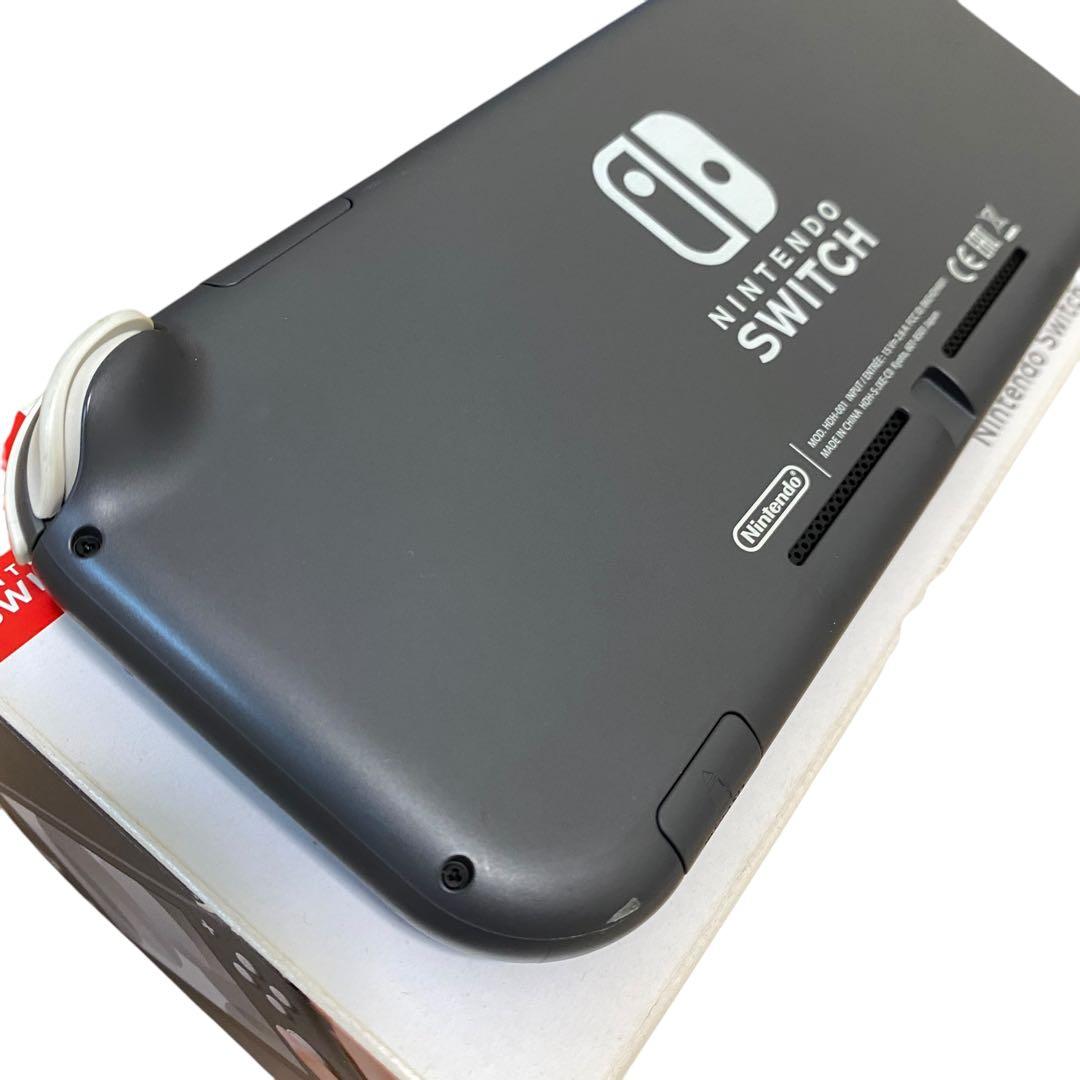 【中古・箱付き】Switch Lite スイッチライト グレー 本体 任天堂