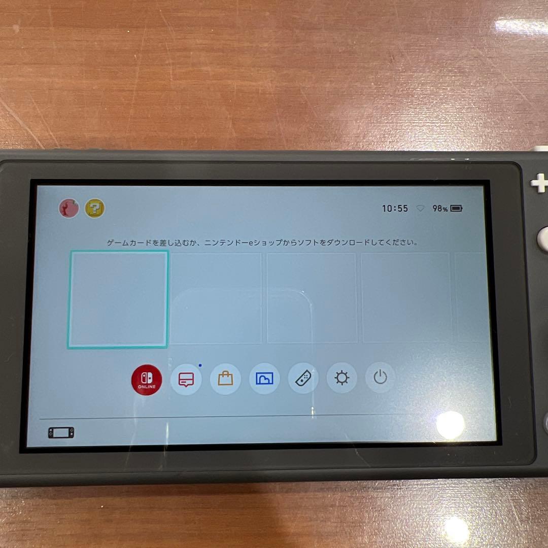 【中古・箱付き】Switch Lite スイッチライト グレー 本体 任天堂