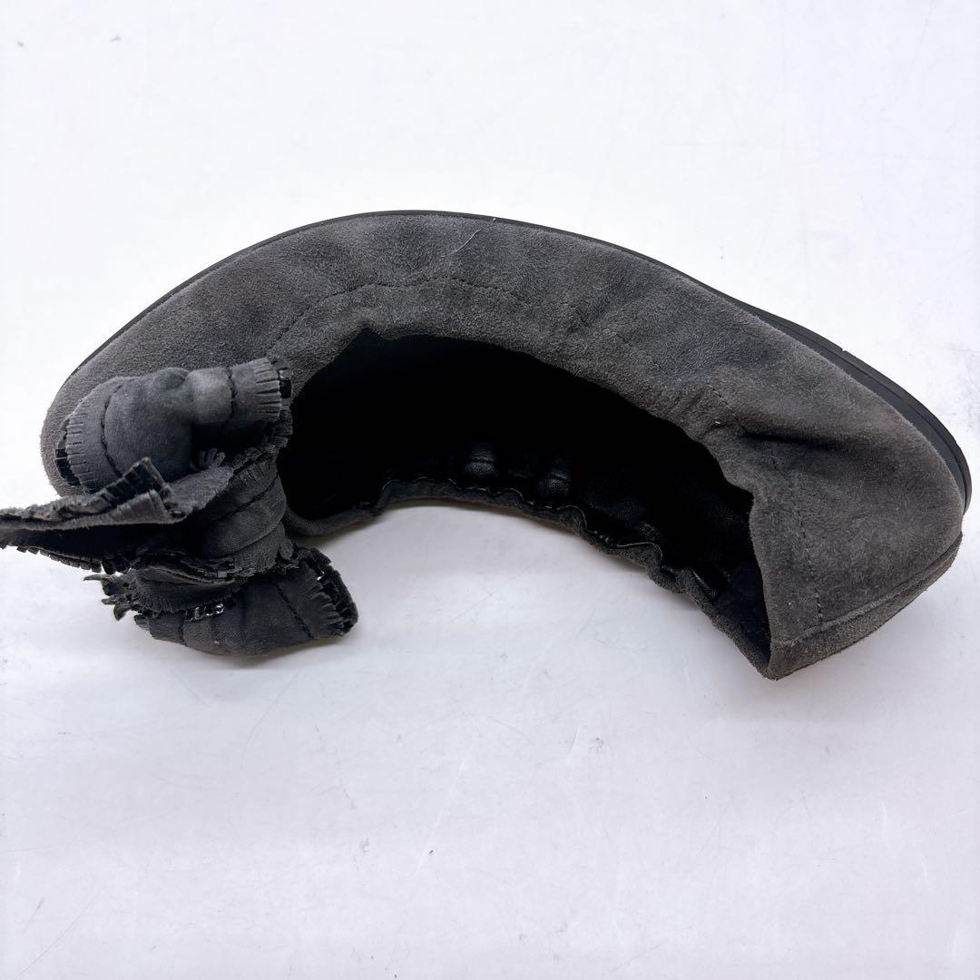 PRADA SPORT F5228 スエード リボン バレエ シューズ 36