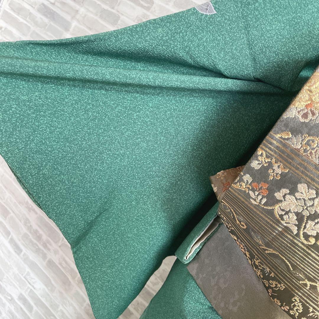 訪問着　フルセット　辻ヶ花　友禅　金糸　入学式　卒業式　着物　Q5