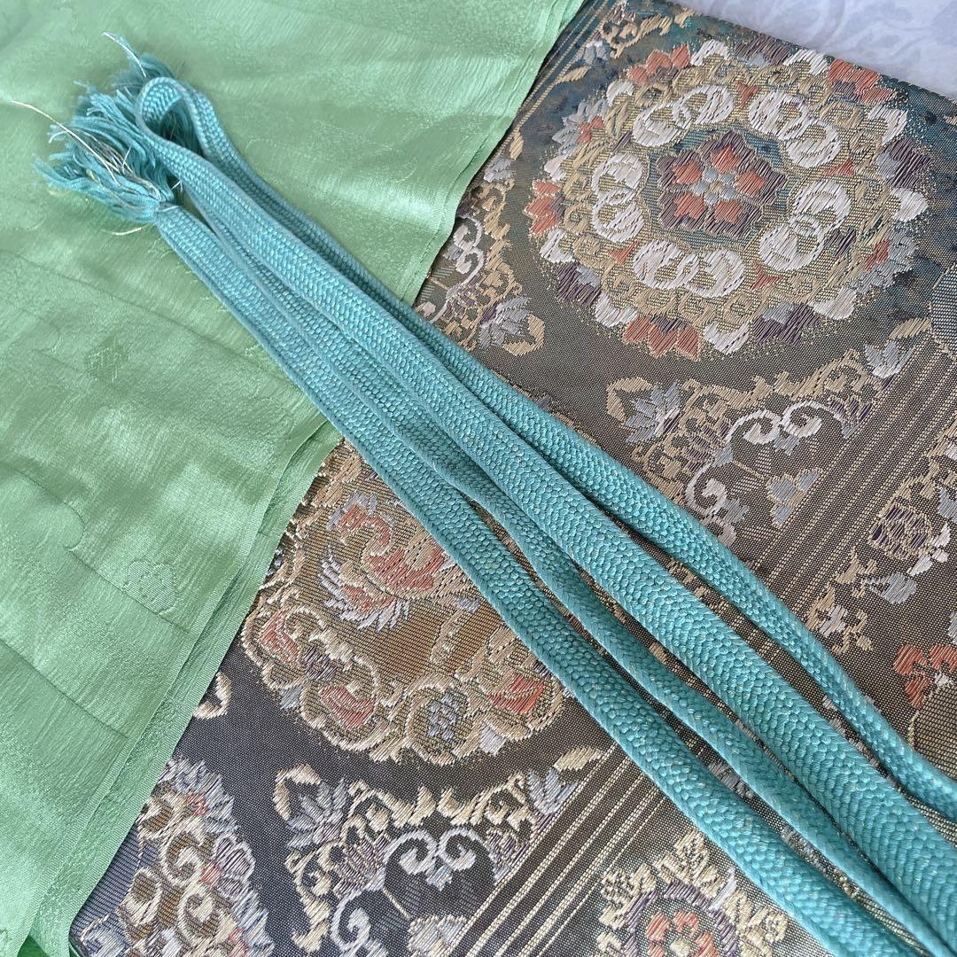 訪問着　フルセット　辻ヶ花　友禅　金糸　入学式　卒業式　着物　Q5