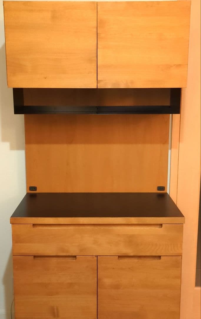 unico キッチンボード　食器棚　カップボード　送料込