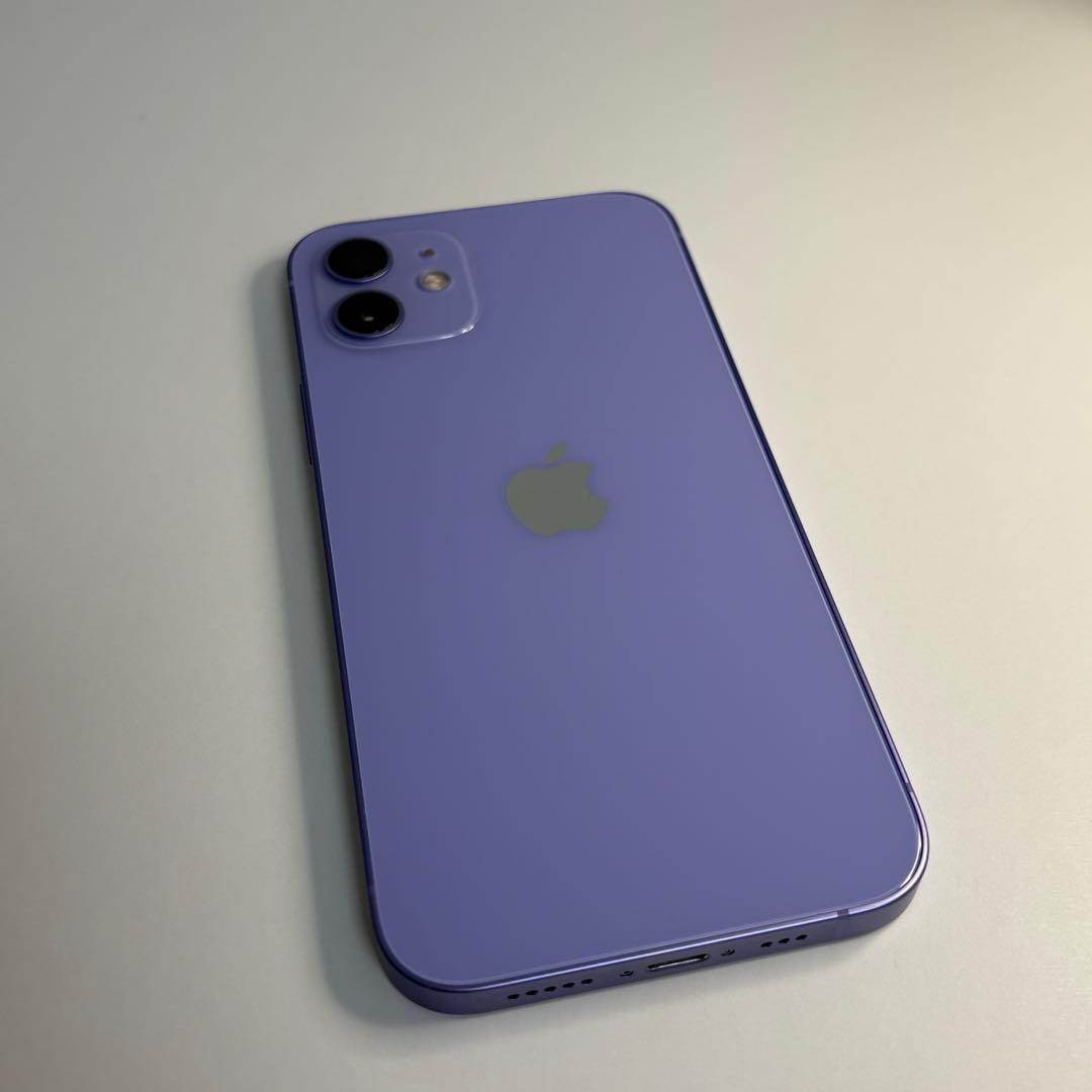 【美品】iPhone12 64GB パープル SIMフリー