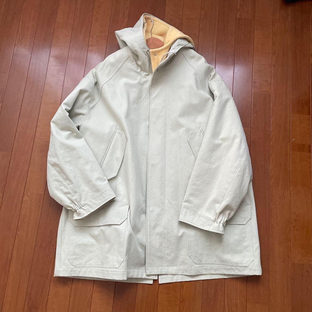 AURALEE オーラリー WASHED CANVAS LINER COAT