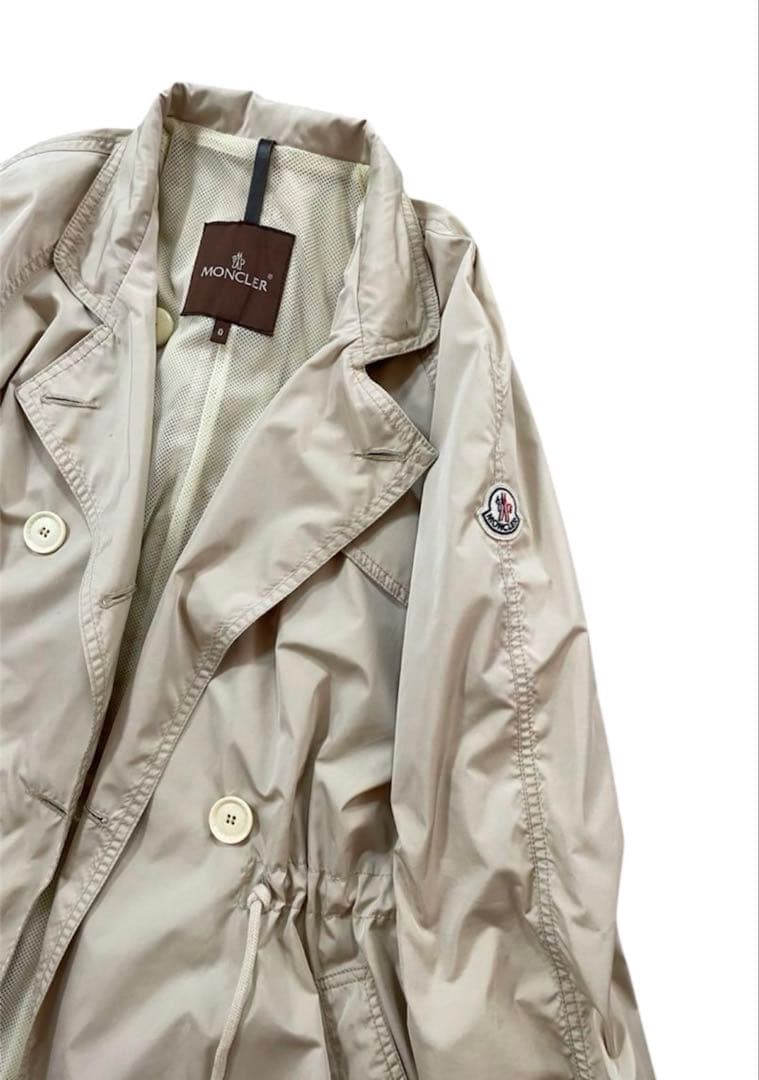 MONCLER ベージュ トレンチコート