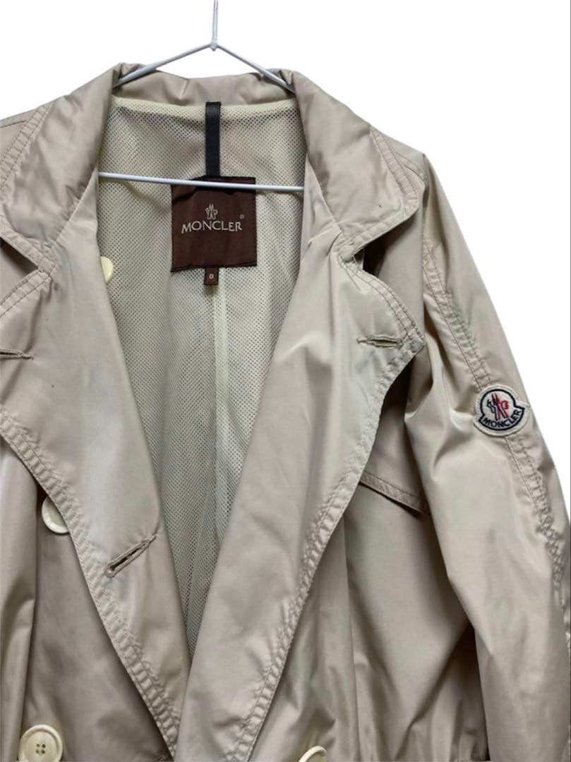 MONCLER ベージュ トレンチコート