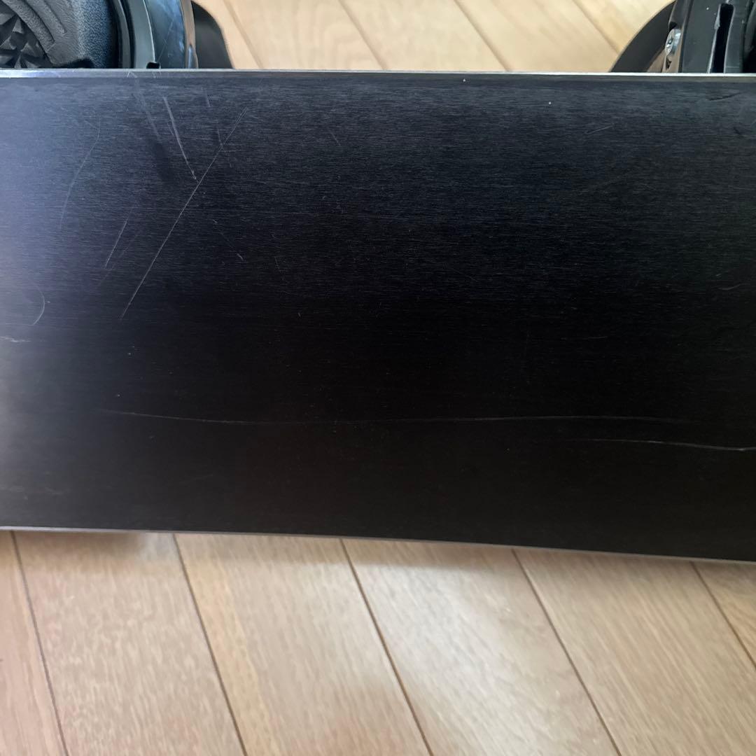 ジャンク品　スノーボード 青/黒 グラフィックデザイン　108センチ3点セット