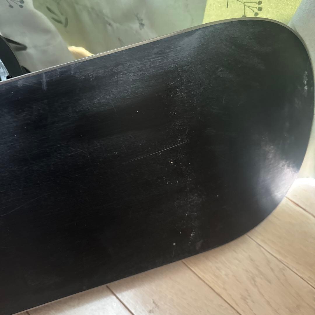 ジャンク品　スノーボード 青/黒 グラフィックデザイン　108センチ3点セット