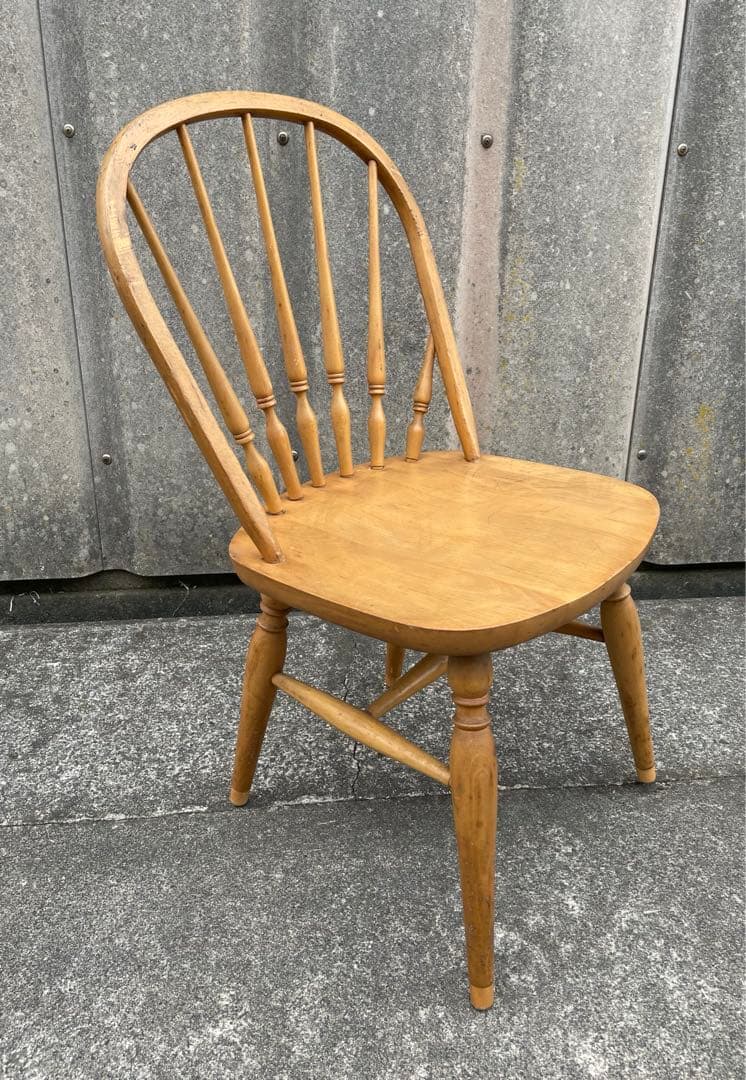 ビンテージ/飛騨家具/WINDS/太平/ウィンザーチェア/フープバックチェア/①