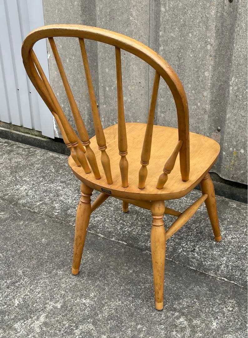 ビンテージ/飛騨家具/WINDS/太平/ウィンザーチェア/フープバックチェア/①